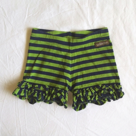 Matilda Jane Other - matilda jane striped ruffle trim cartwheel shorts size 2 toddler girls